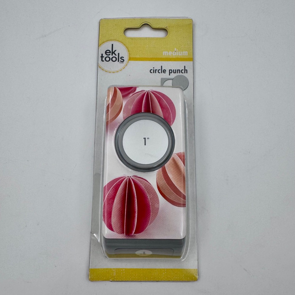 EK‎ Tools Medium Circle Punch 1 Inch Paper Craft Scrapbooking Tool 54-10097 NEW